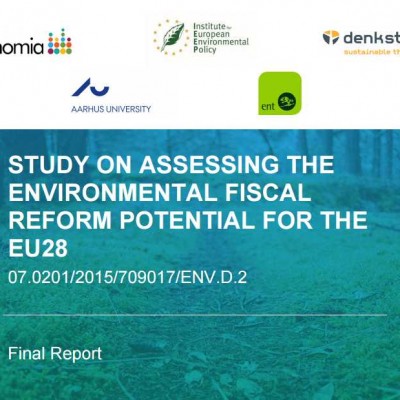 STUDY ON ASSESSING THE ENVIRONMENTAL FISCAL REFORM POTENTIAL FOR THE EU28